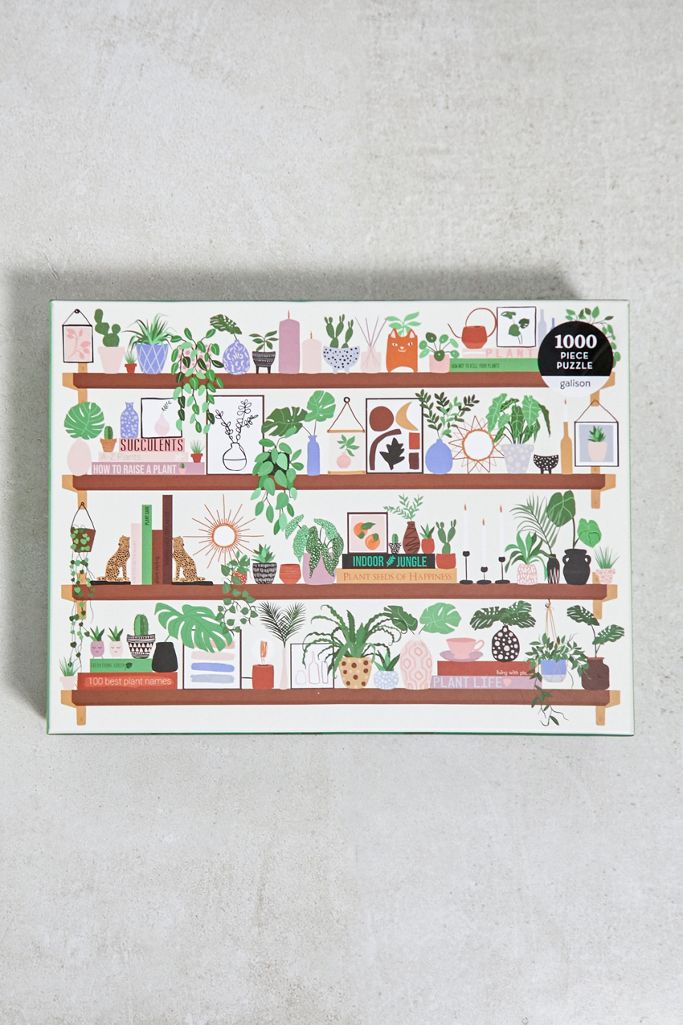 Galison Plant Shelfie Jigsaw Puzzle Urban Outfitters FR