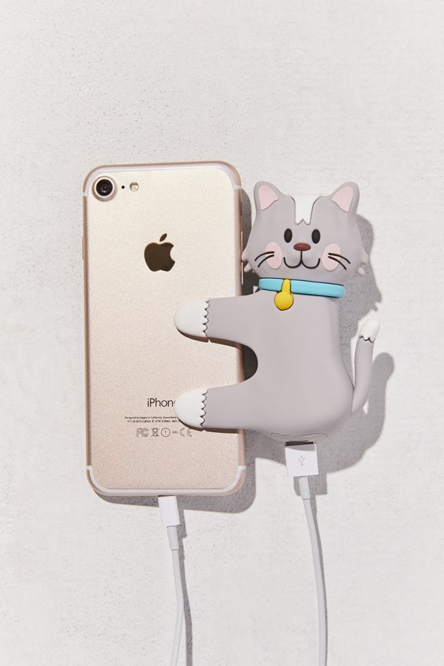 MojiPower Cat Portable Power Bank Urban Outfitters UK