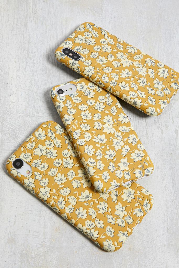 Mustard Flower iPhone XR Case Urban Outfitters UK