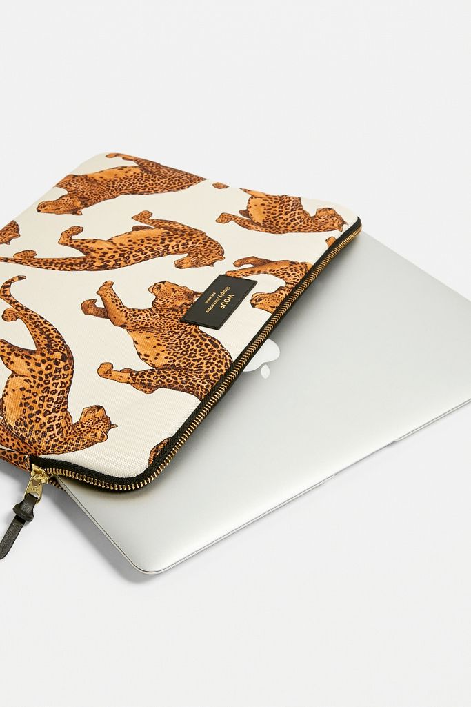 Wouf Leopard 13” Laptop Sleeve Urban Outfitters UK