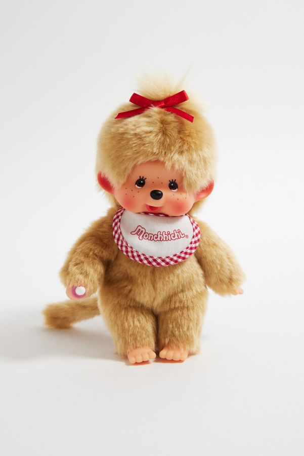 Slide View: 4: Monchhichi Beige Girl Plushie