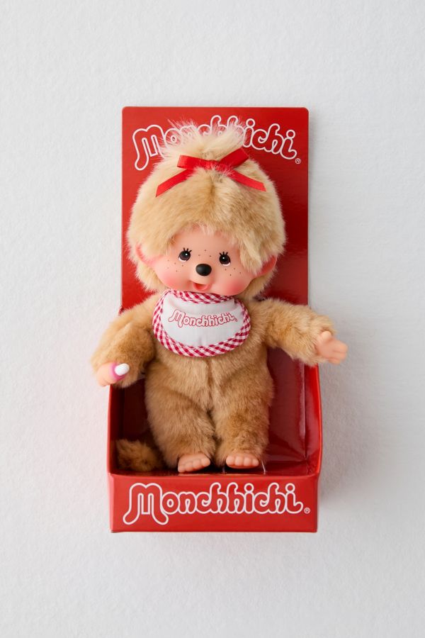 Slide View: 5: Monchhichi Beige Girl Plushie