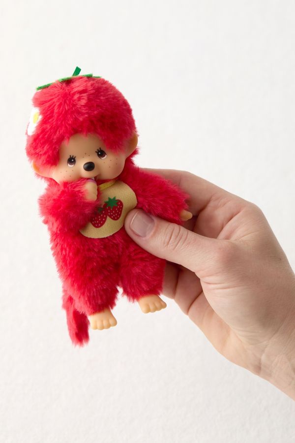 Vista diapositiva: 1: Peluche Monchhichi Berretto Rosso Frutta