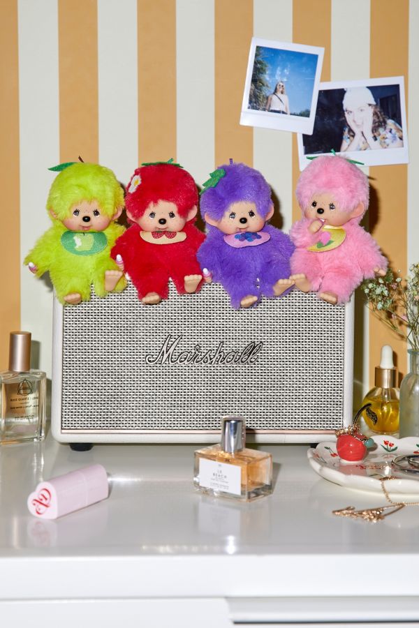 Vista diapositiva: 4: Peluche Monchhichi Berretto Rosso Frutta