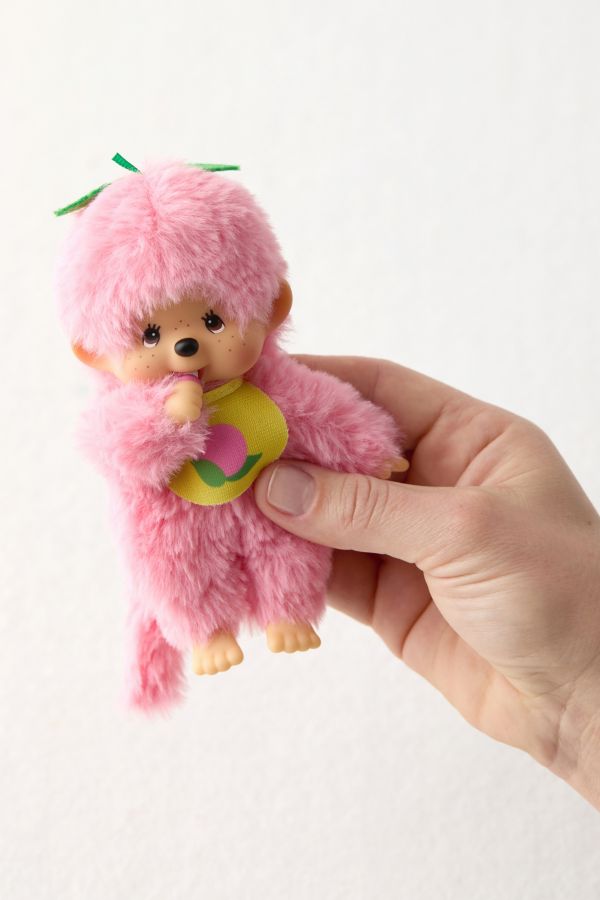 Vista diapositiva: 1: Peluche Monchhichi Berretto Rosa Frutta