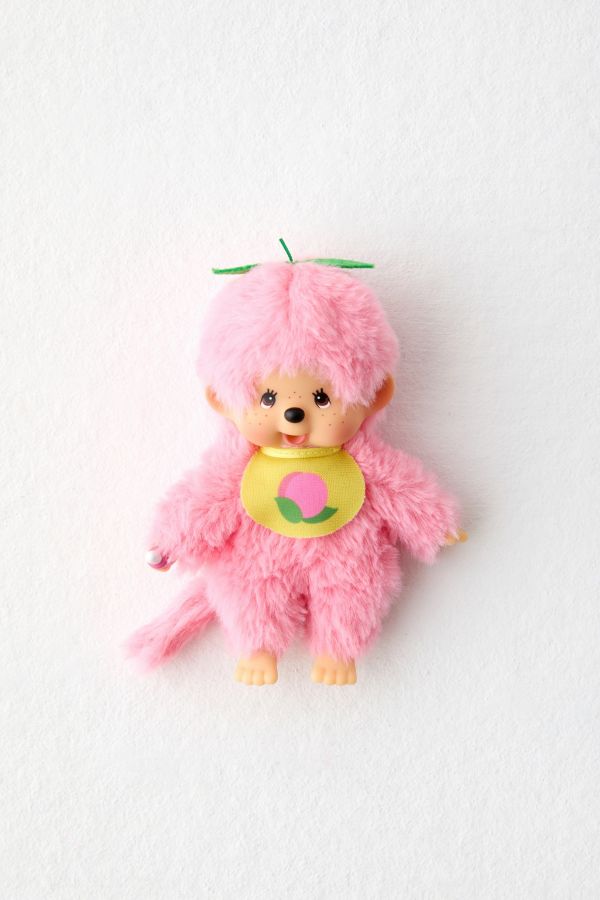 Vista diapositiva: 3: Peluche Monchhichi Berretto Rosa Frutta