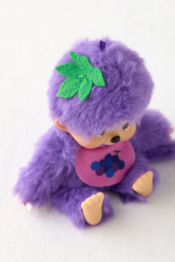 Vista diapositiva: 2: Peluche Monchhichi Berretto Viola Frutta