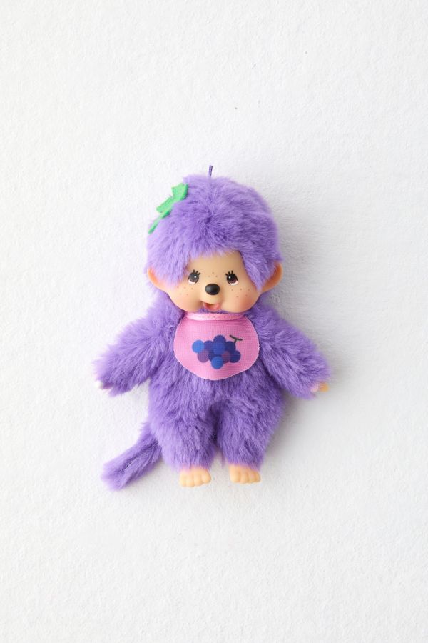 Vista diapositiva: 3: Peluche Monchhichi Berretto Viola Frutta