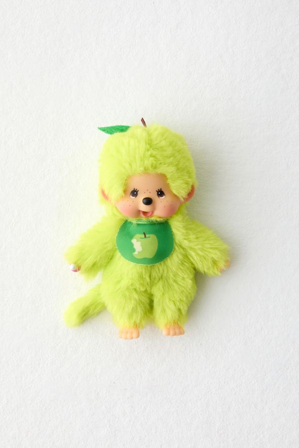 Slide View: 3: Peluche Bonnet Fruit Vert Monchhichi