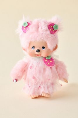 Monchhichi Strawberry Girl Plushie