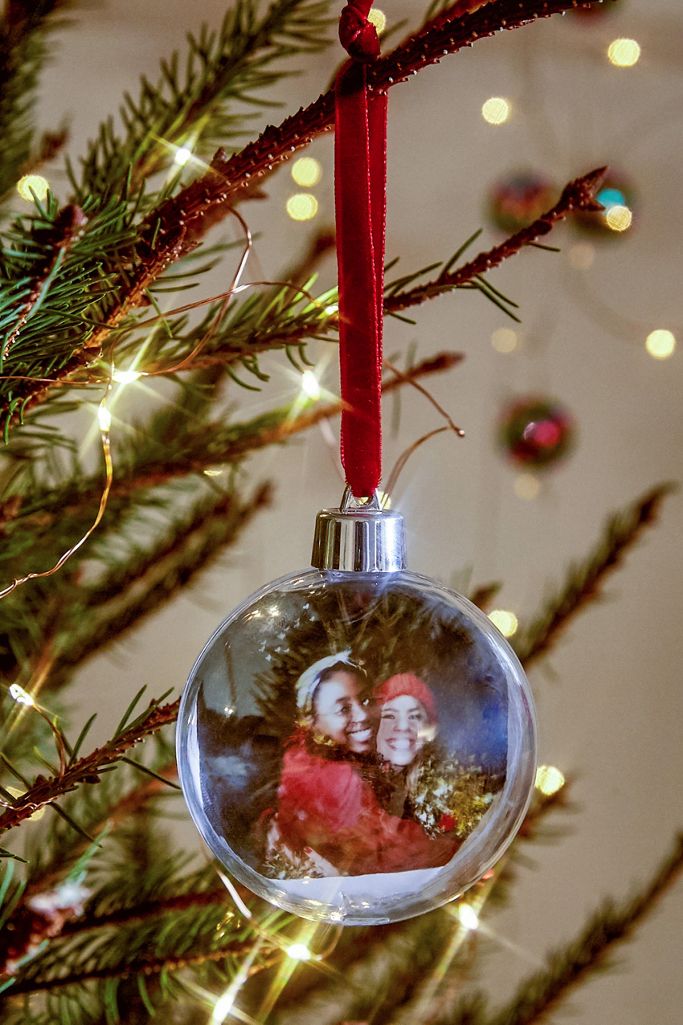 Photo Bauble Christmas Tree Ornament Urban Outfitters UK