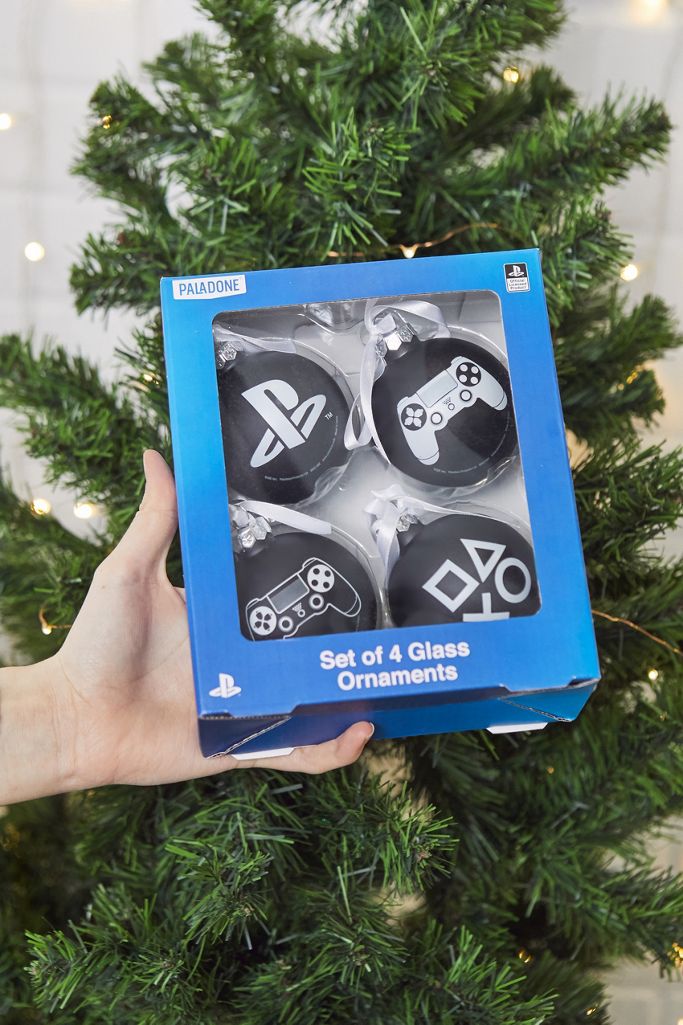 Playstation Christmas Decorations Pack of 4 Urban Outfitters UK