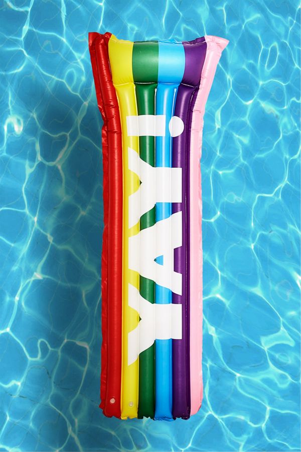 Rainbow Lounge Pool Float Urban Outfitters UK