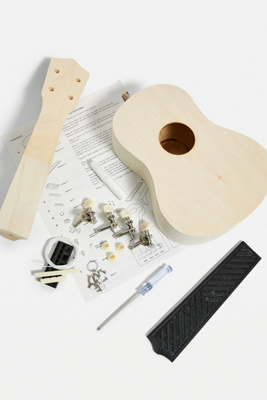 Kit Ukulélé DIY 21 Pouces à Construire – Basswood Naturel – Activité Manuelle Enfant & Débutant