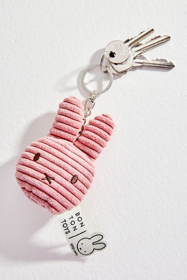 Slide View: 3: Miffy Pink Cord Keyring