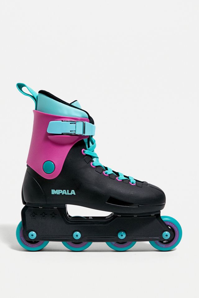 Impala Rollerskates Black & Berry Inline Roller Skates Urban