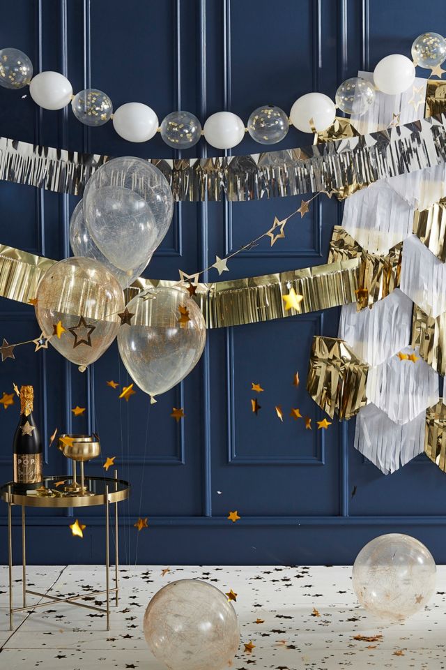 Gold Tassle Foil Curtain | Urban Outfitters UK