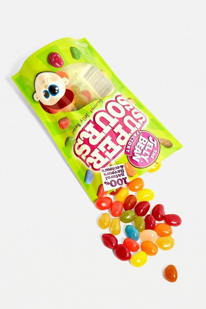 The Jelly Bean Factory Super Sours Jelly Beans Urban Outfitters UK