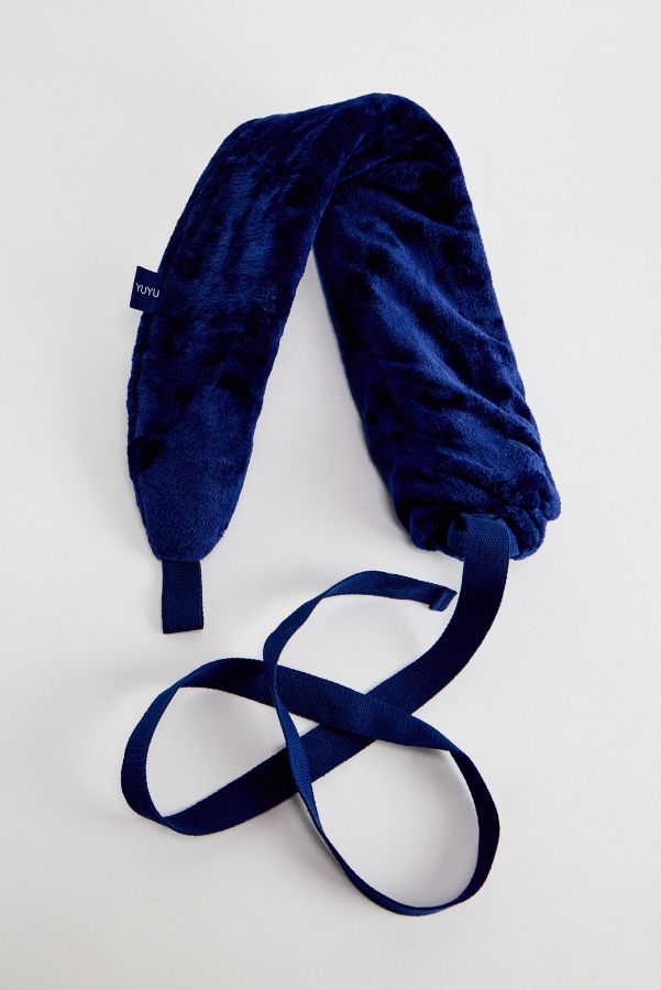 Slide View: 2: YUYU Navy Long Hot Water Bottle