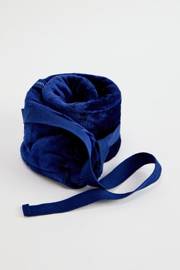 Slide View: 4: YUYU Navy Long Hot Water Bottle