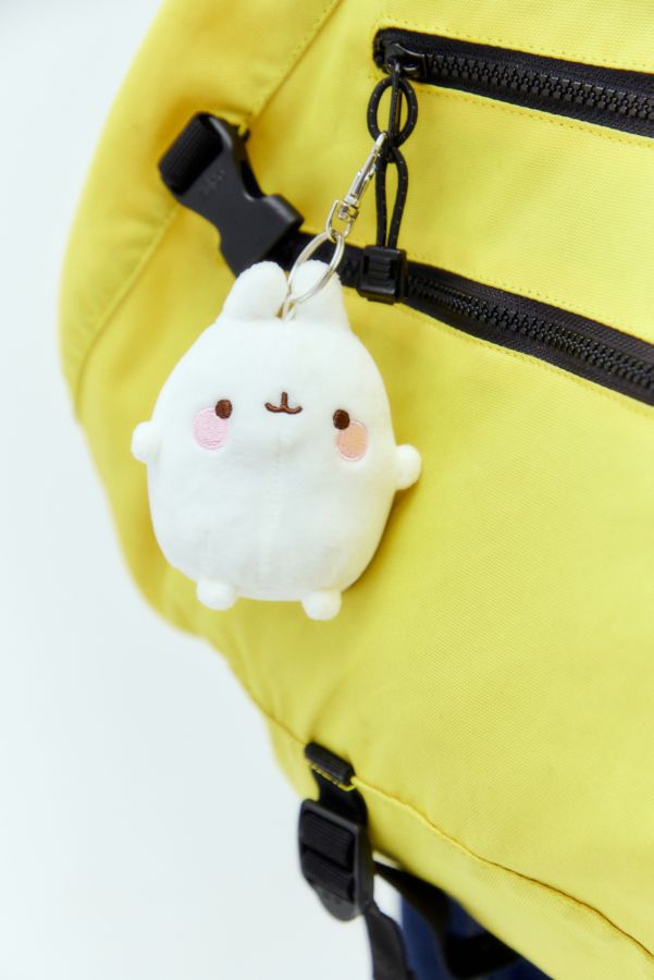 Vista diapositiva: 1: BT21 Portachiavi ufficiale Molang peluche