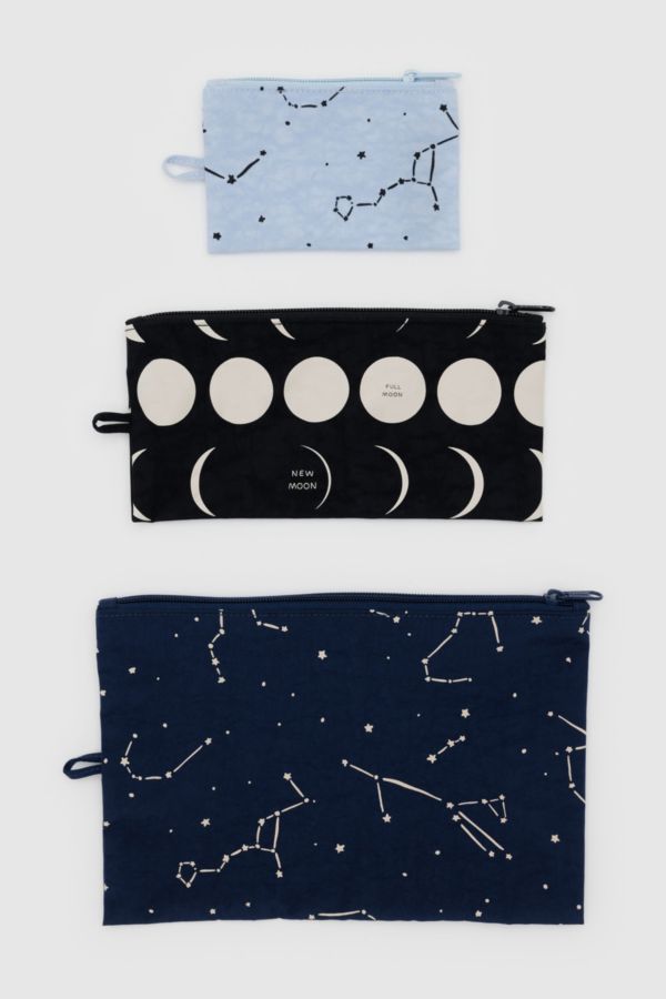 Vista diapositiva: 1: Set di Pochette Piatte Baggu Nightsky