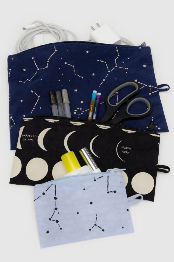 Vista diapositiva: 2: Set di Pochette Piatte Baggu Nightsky