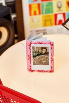 Album Fotografico Fujifilm Instax con Fiocco Rosa