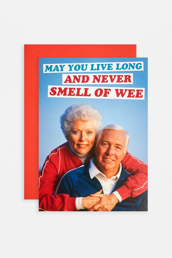 Live Long Birthday Card Urban Outfitters UK