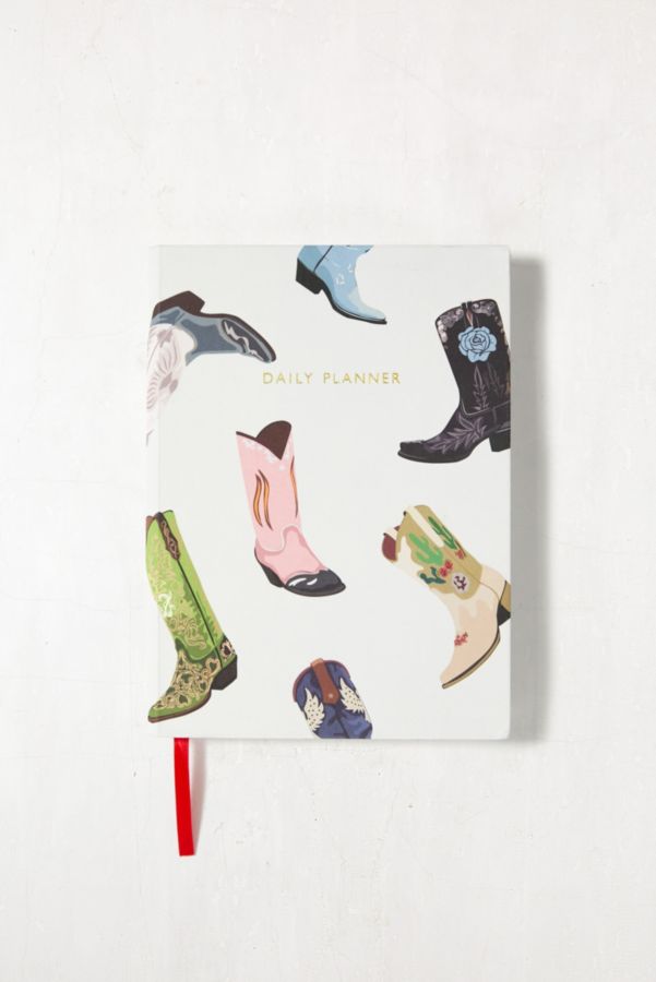 Slide View: 1: Marfa Western Boots Daily Planner