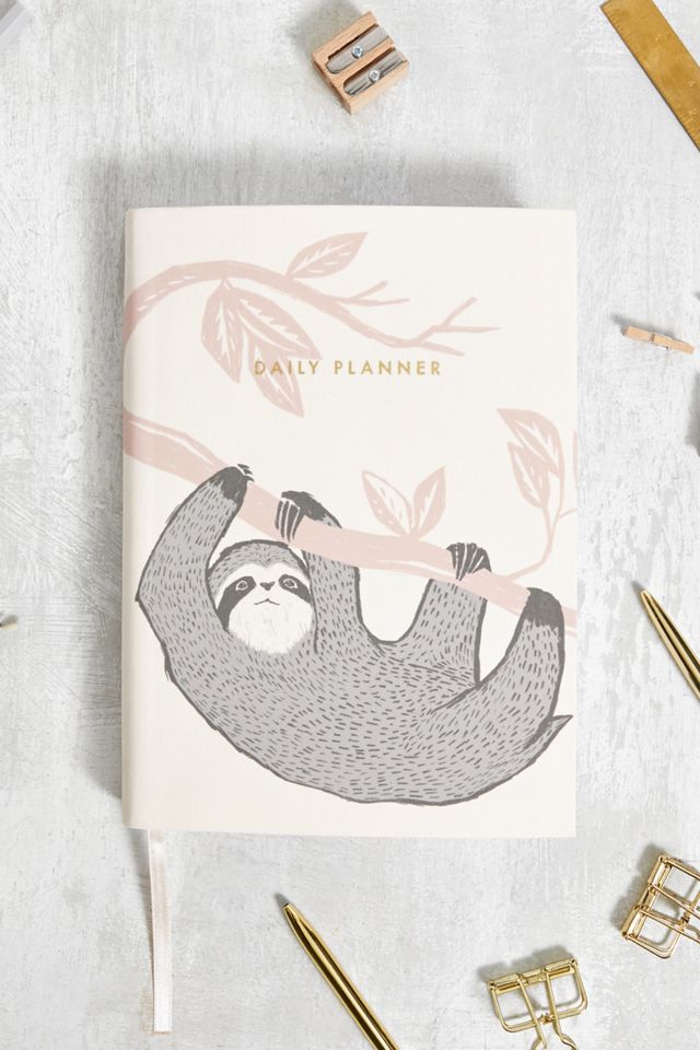 Central 23 Sloth Daily Planner Urban Outfitters UK