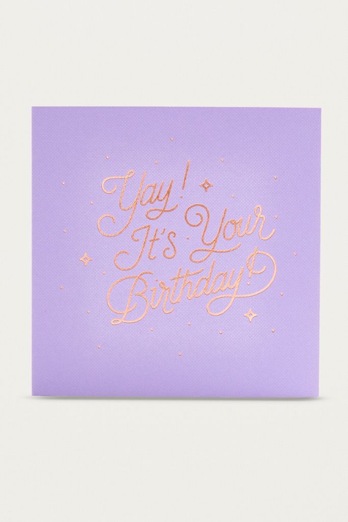 Yay! It's Your Birthday! Card | Urban Outfitters UK