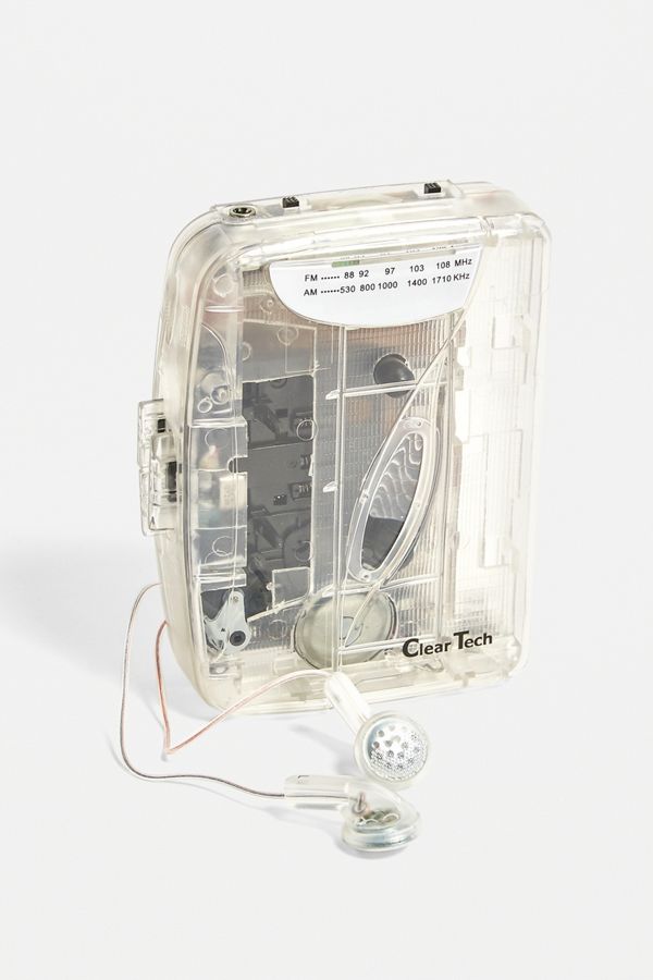 Clear Cassette Player Urban Outfitters UK