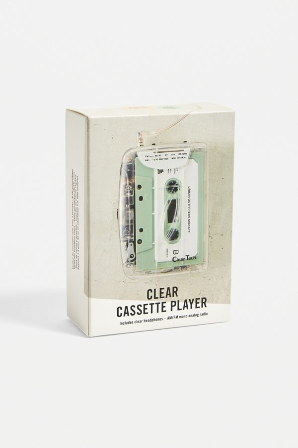 Clear Cassette Player Urban Outfitters UK