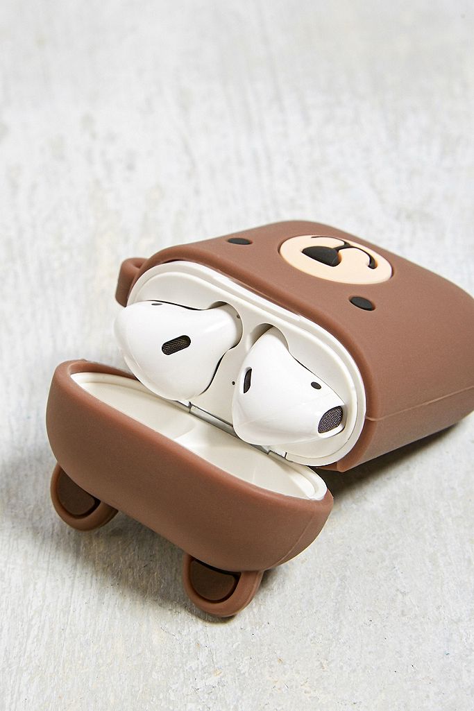 Airpods Etui aus Silikon im Bären Design Airpods Etui aus Silikon im Bären Design