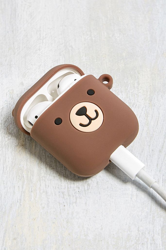 Airpods Etui aus Silikon im Bären Design Airpods Etui aus Silikon im Bären Design