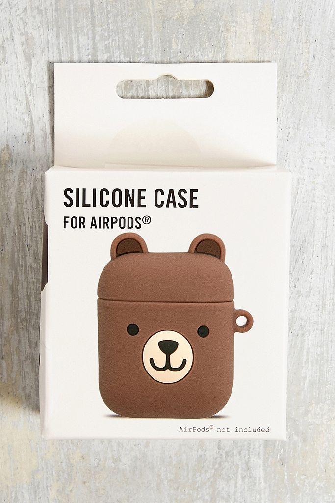 Airpods Etui aus Silikon im Bären Design Airpods Etui aus Silikon im Bären Design