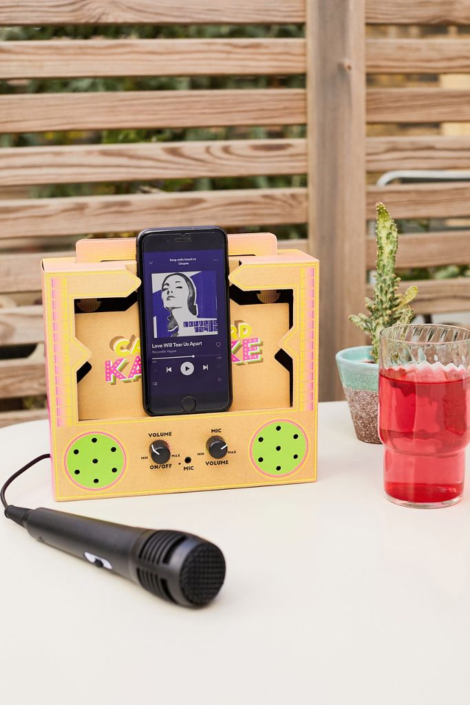 Cardboard Karaoke Kit Urban Outfitters UK