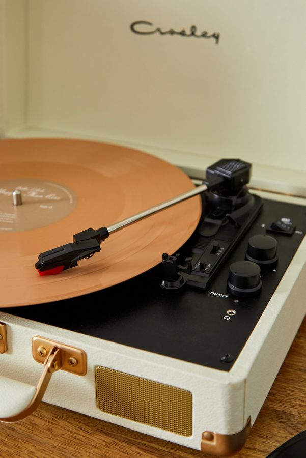 Slide View: 2: Crosley - Tourne-disque vinyle Bluetooth Cruiser crème, exclusivité UO