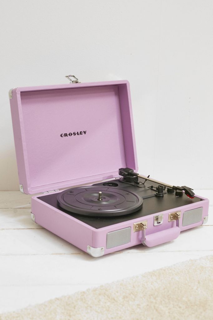 Crosley Cruiser Pastel Lilac Bluetooth Vinyl Record Player | Urban ...