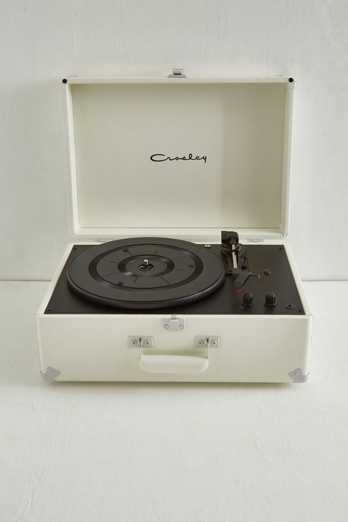 Crosley Keepsake White Vinyl Record Player Urban Outfitters UK