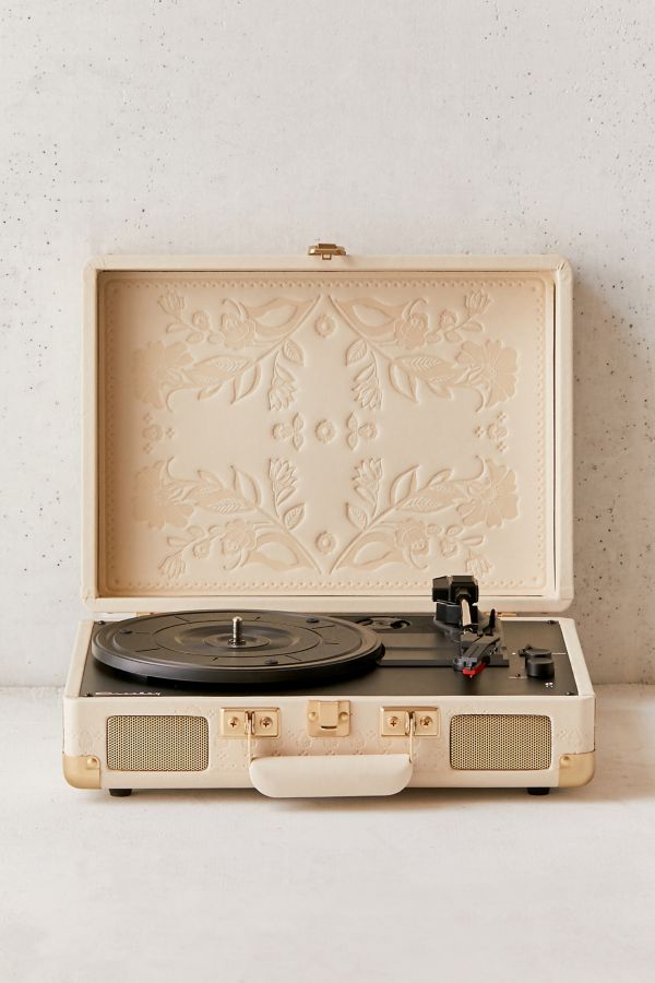 Vista de diapositivas: 1: Crosley UO Exclusive Folklore Floral Cruiser Vinyl Record Player With Bluetooth Input & Output