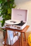 Thumbnail View 1: Crosley UO Exclusive Pink Velvet Cruiser Vinyl Record Player With Bluetooth Input & Output