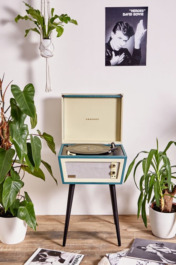 Crosley Dansette Green USB Vinyl Record Player | Urban Outfitters UK