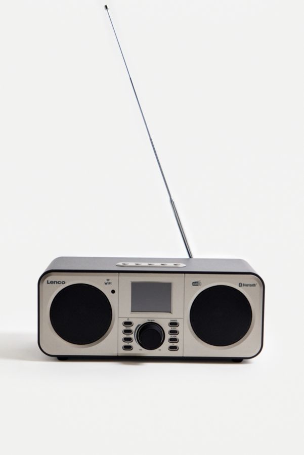 Vista de diapositivas: 1: Lenco Radio DIR-141BK y altavoz Bluetooth 