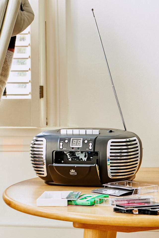 GPO PCD 299 Black 3in1 CD, Cassette & Radio Player Urban Outfitters UK
