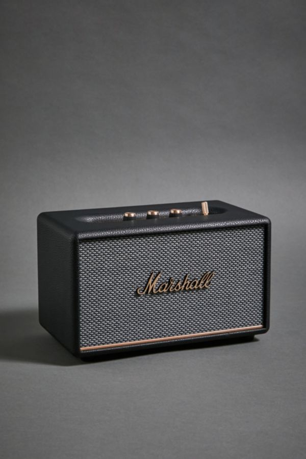 Slide View: 1: Marshall Black Acton III Home Bluetooth Speaker