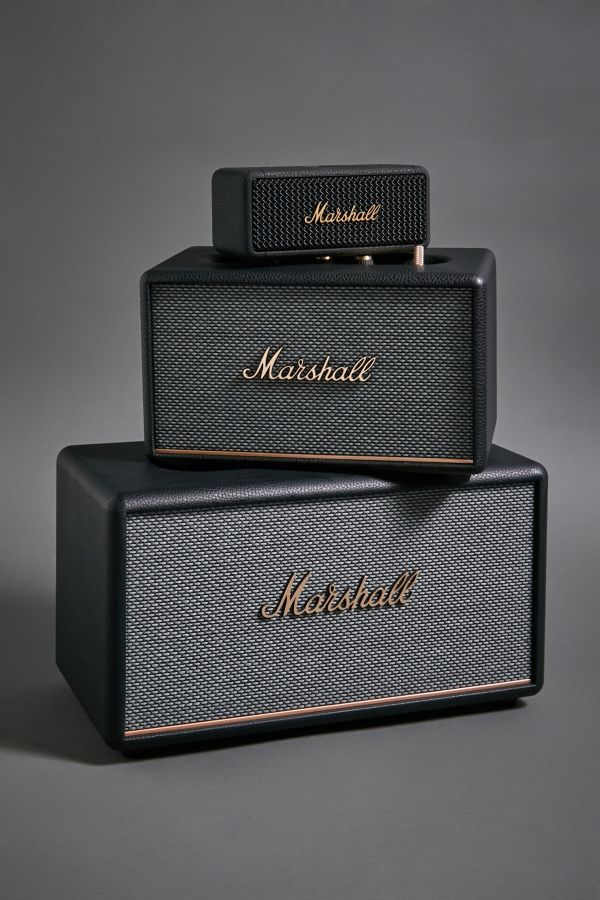 Slide View: 4: Marshall Black Acton III Home Bluetooth Speaker