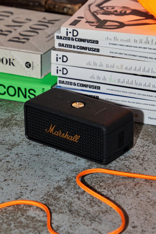 Vista diapositiva: 1: Altoparlante Bluetooth Portatile Marshall Nero Emberton III