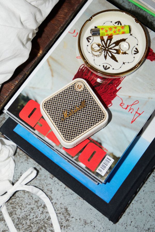 Slide View: 1: Marshall Cream Willen II Portable Bluetooth Speaker